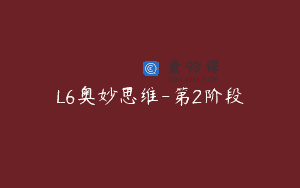 L6奥妙思维-第2阶段