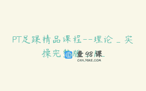 PT足踝精品课程–理论_实操完整版_1_