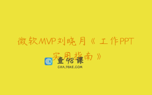 微软MVP刘晓月《工作PPT实用指南》