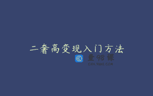 二奢高变现入门方法