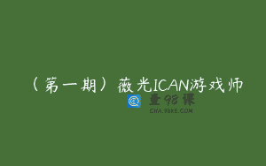 (第一期)薇光ICAN游戏师