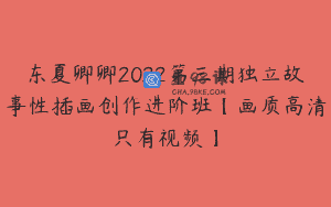 东夏卿卿2022第三期独立故事性插画创作进阶班【画质高清只有视频】