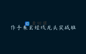 作手朱玄短线龙头实战班