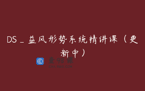 DS_益风形势系统精讲课（更新中）