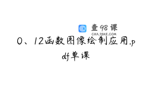 0、12函数图像绘制应用.pdf单课