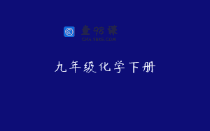 九年级化学下册