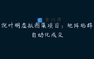 倪叶明虚拟图集项目：矩阵站群自动化成交