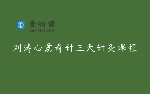 刘涛心意奇针三天针灸课程