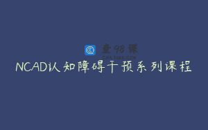 NCAD认知障碍干预系列课程
