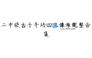 二中级古子午功四术体系完整合集