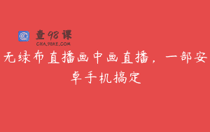 无绿布直播画中画直播，一部安卓手机搞定