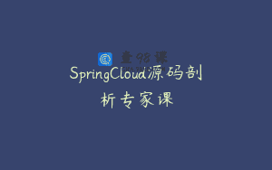 SpringCloud源码剖析专家课
