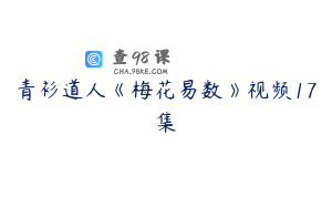 青衫道人《梅花易数》视频17集