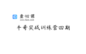 牛哥实战训练营四期