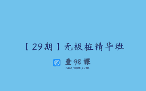 【29期】无极桩精华班