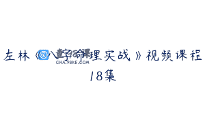 左林《八字命理实战》视频课程18集