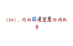 1341_内部必练专项协调热身