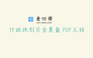 什姐独创资金复盘 PDF文档