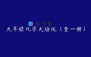 九年级化学大培优（全一册）