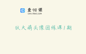狄大萌头像团练课1期