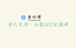 若凡老师·谷歌SEO实操课