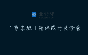 「尊享班」陪伴践行共修营