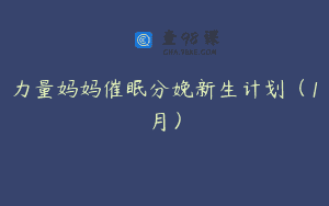 力量妈妈催眠分娩新生计划（1月）