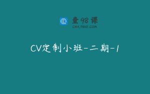 CV定制小班-二期-1