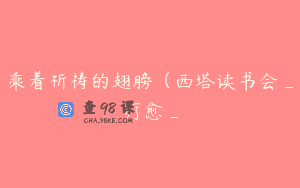 乘着祈祷的翅膀（西塔读书会_疗愈_