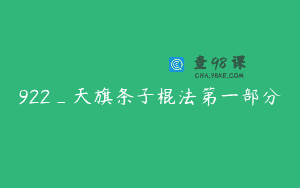 922_天旗条子棍法第一部分