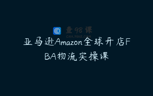 亚马逊Amazon全球开店FBA物流实操课