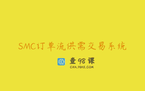 SMC订单流供需交易系统