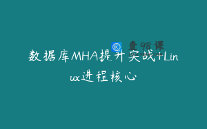数据库MHA提升实战+Linux进程核心
