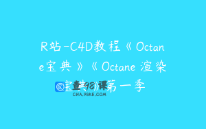 R站-C4D教程《Octane宝典》《Octane 渲染宝典》第一季