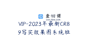 VIP-2023年最新CR89写实效果图系统班