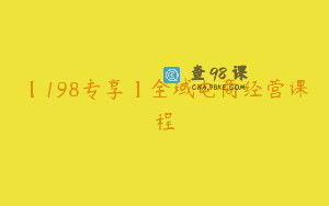 【198专享】全域电商经营课程