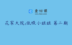 花家大院:低吸小姐姐 第二期