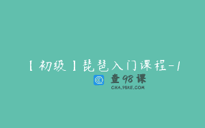 【初级】琵琶入门课程-1