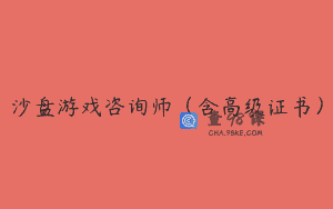 沙盘游戏咨询师（含高级证书）