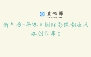新片场-席冰《国际影像潮流风格创作课》
