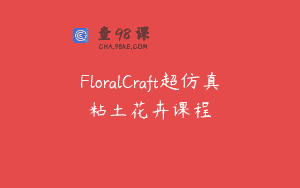 FloralCraft超仿真粘土花卉课程