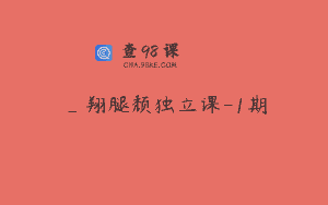 _翔腿颓独立课-1期