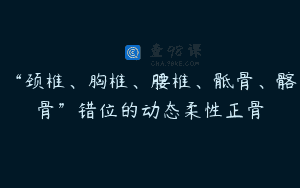 “颈椎、胸椎、腰椎、骶骨、髂骨”错位的动态柔性正骨