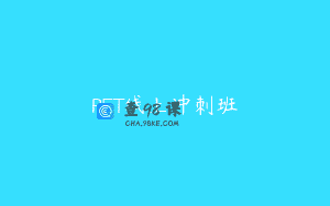 PET线上冲刺班