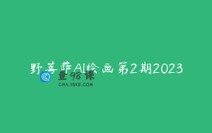 野菩萨AI绘画第2期2023