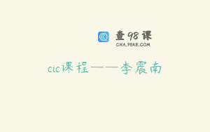 cic课程——李震南
