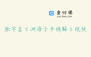 张宇吉《渊海子平精解》视频