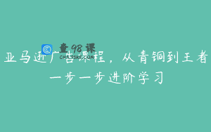 亚马逊广告课程，从青铜到王者一步一步进阶学习
