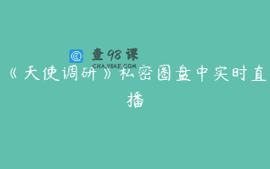 《天使调研》私密圈盘中实时直播