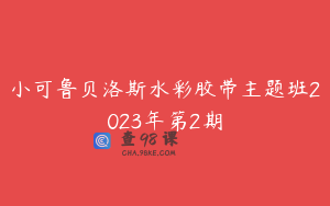 小可鲁贝洛斯水彩胶带主题班2023年第2期